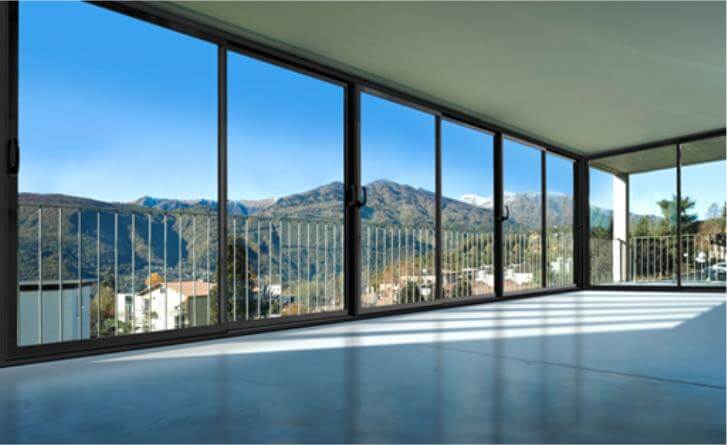 Алюминиевые окна - фото с сайта Коктем Дизайн